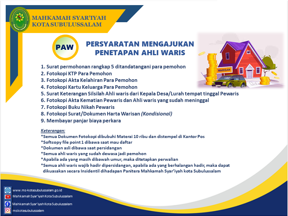 Penetapan Ahli Waris